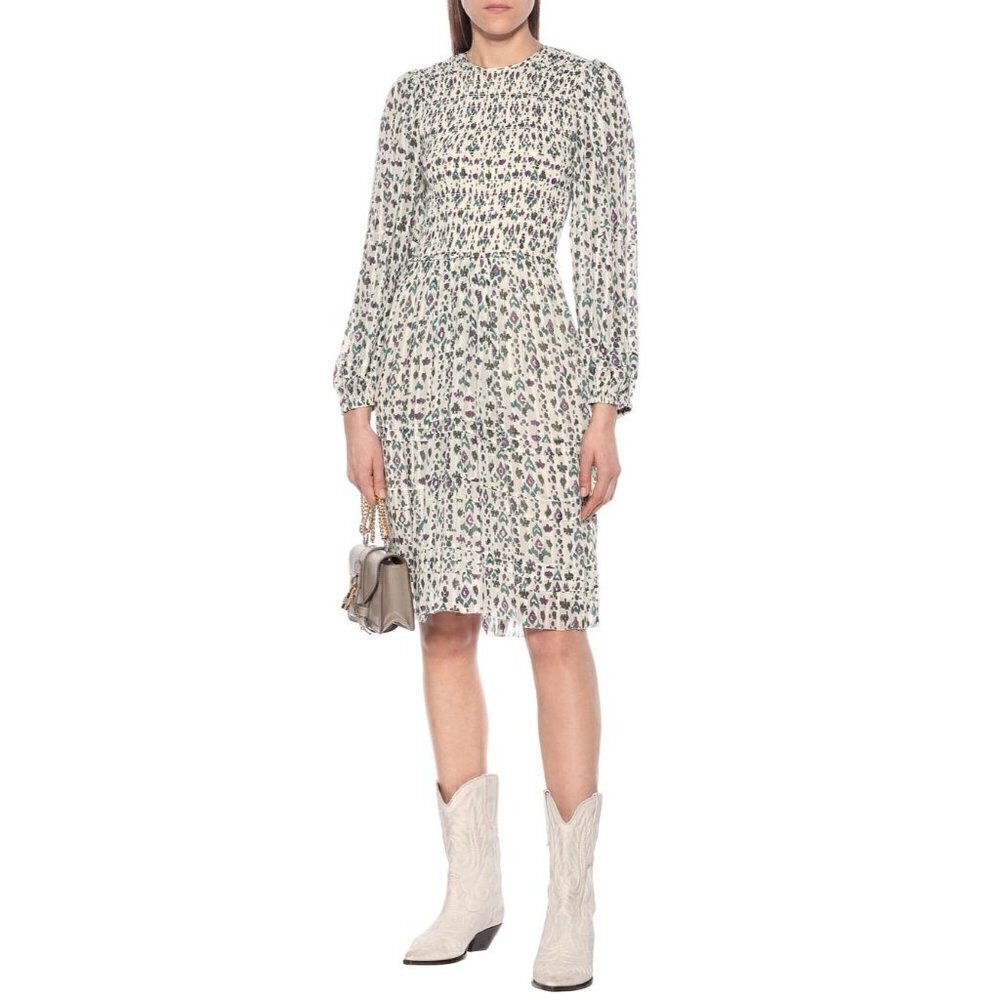 NWT ISABEL MARANT, ÉTOILE Eulie printed midi dress Size:40/US 4 MSRP $740